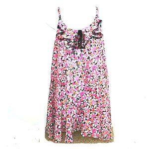 Oscar de la Renta pink label floral nightie/chemise size small